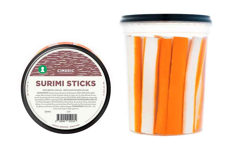 Cimbric Jeka Fish confezione surimi sticks interi