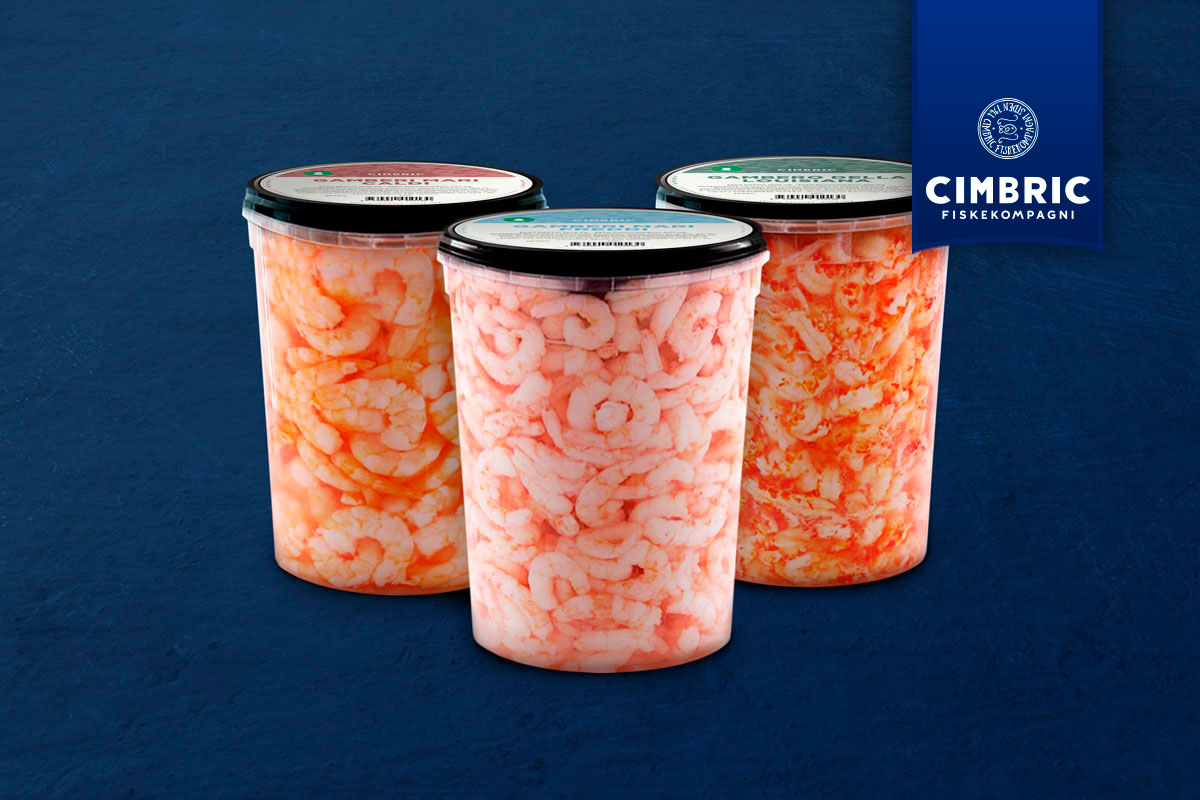 Cimbric Jeka Fish confezioni gamberi in salamoia