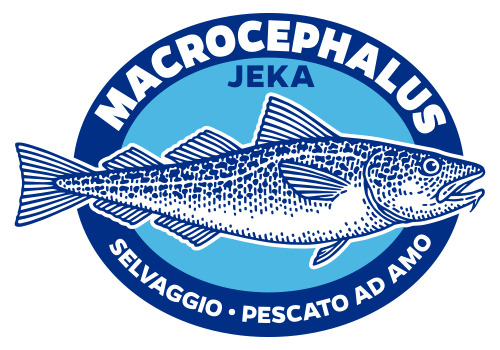 Macrocephalus Jeka Selvaggio pescato ad amo